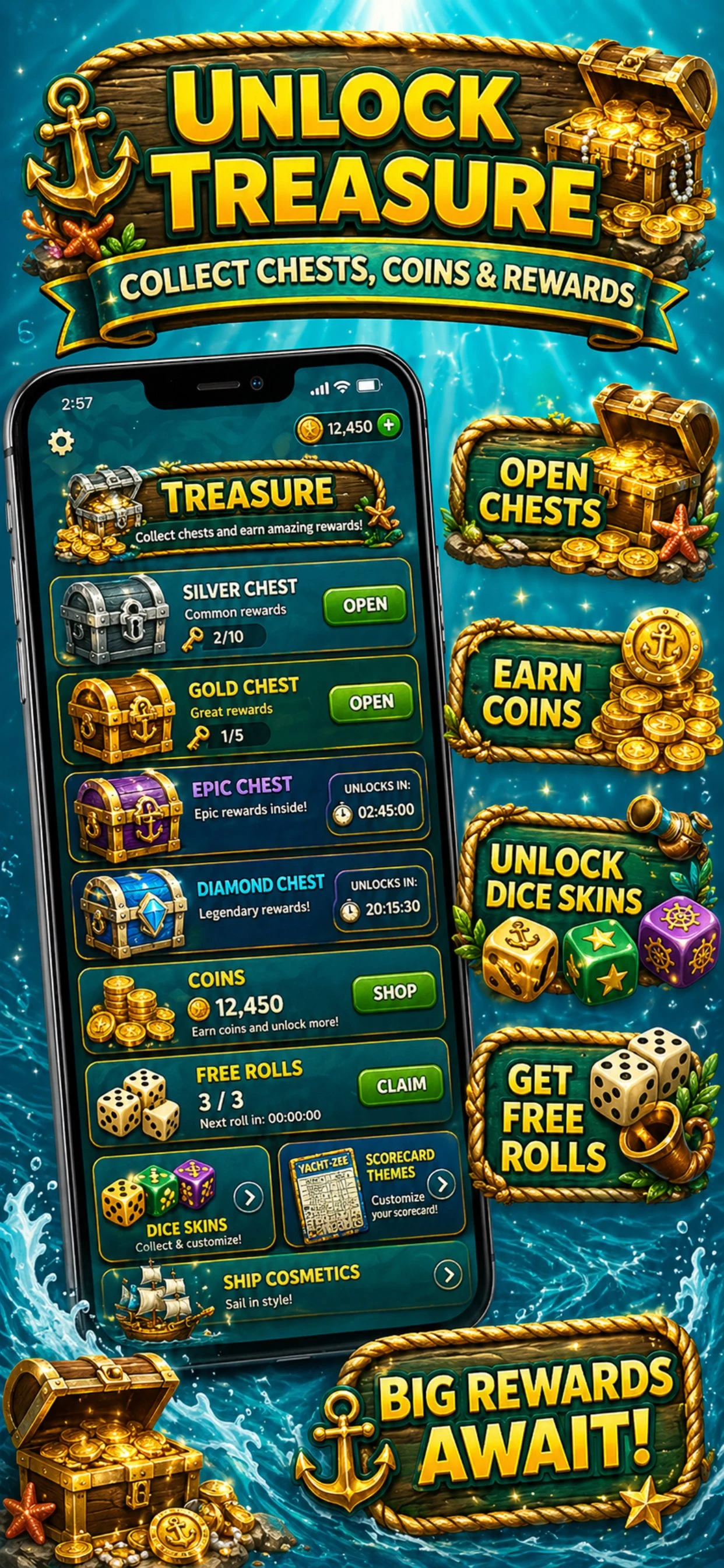 Yatzy & Farkle: Dice Game screenshot