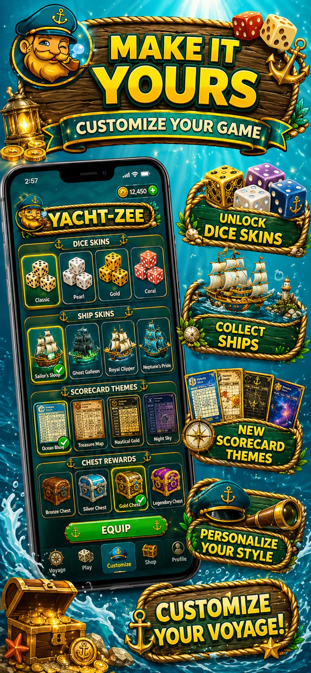 Yatzy & Farkle: Dice Game screenshot