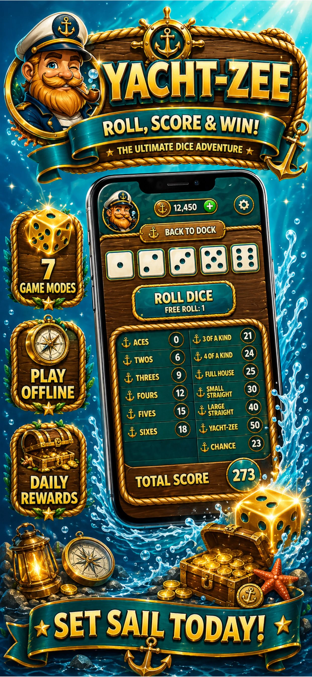 Yatzy & Farkle: Dice Game screenshot