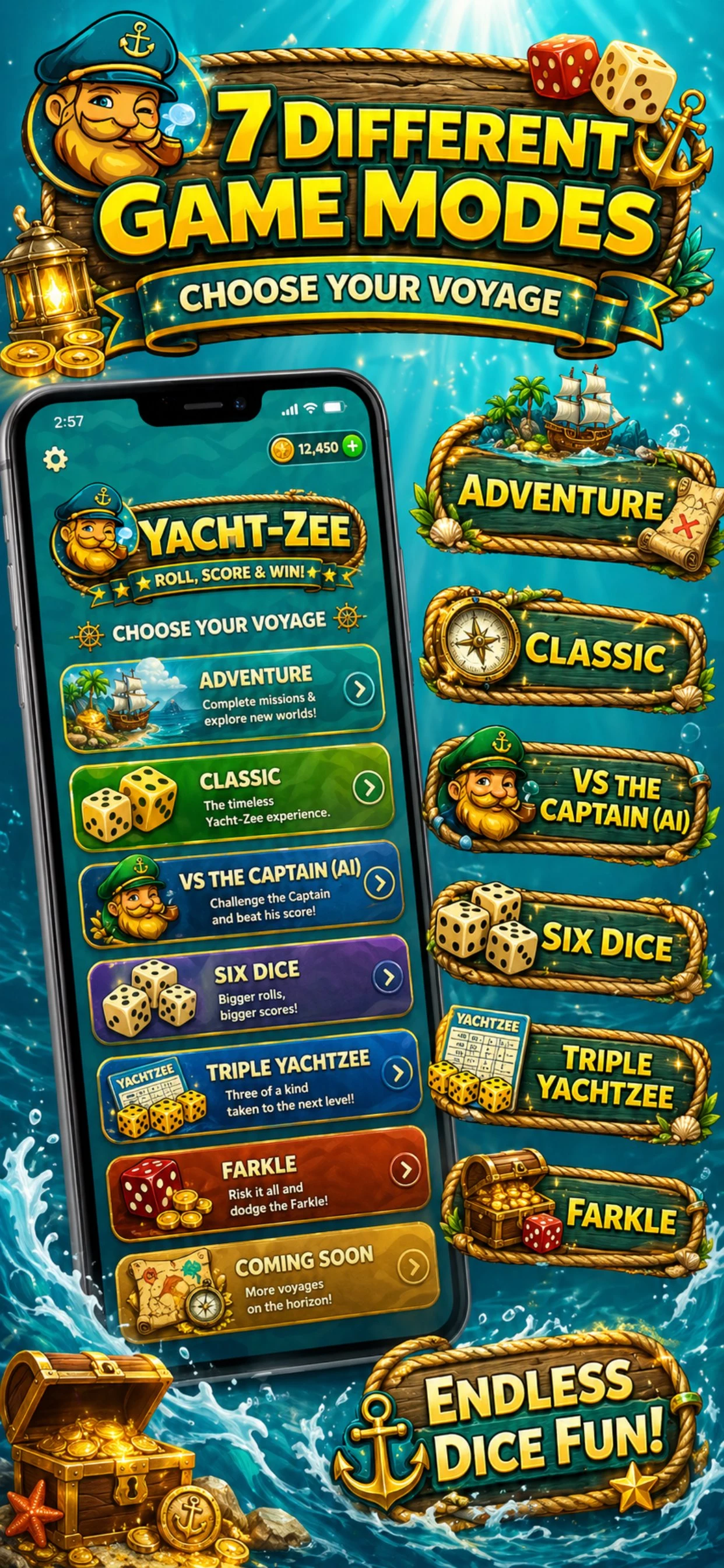 Yatzy & Farkle: Dice Game screenshot